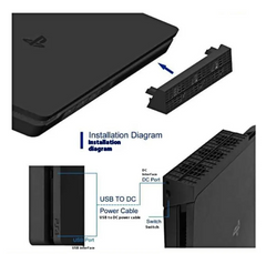 PS4 Slim Cooling Fan with Temperature Control