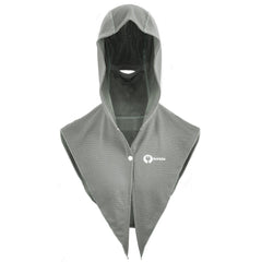 Sukeen Cooling Hoodie Towel UV Protection Cooling Towels for Neck and Face Lightweight Absorbent Cooling Towels for Hot Weather Cooling Neck Wraps for Workout Sports Fitness Gym Light Gray