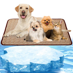 Mojonnie Dog Cooling Mat Pet Cooling Pads for Dogs Summer Cooling Bed for Cats Portable Pet Cooling Cushion for Home or Outdoor