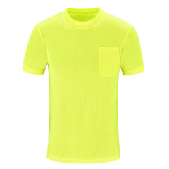 Cooling Quick-Dry Safety Tee – High-Visibility Unisex Shirt for Outdoor Work & Night Activities
