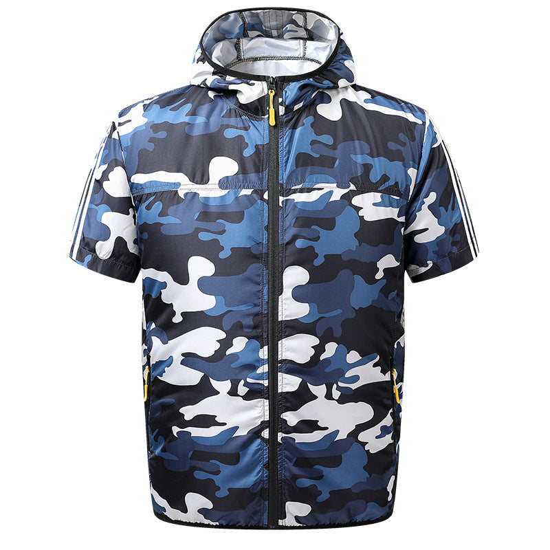 Summer Lightweight Sleeveless Hooded Cooling Vest