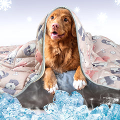 Leekalos Dog Cooling MatPet Cooling Pads for Dogs BlanketSummer Cooling Bed for Cats BlanketPortable Pet Cooling Cushion for Home & OutdoorKeep Cooling for Pets