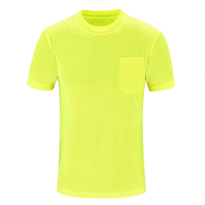 Cooling Quick-Dry Safety Tee – High-Visibility Unisex Shirt for Outdoor Work & Night Activities