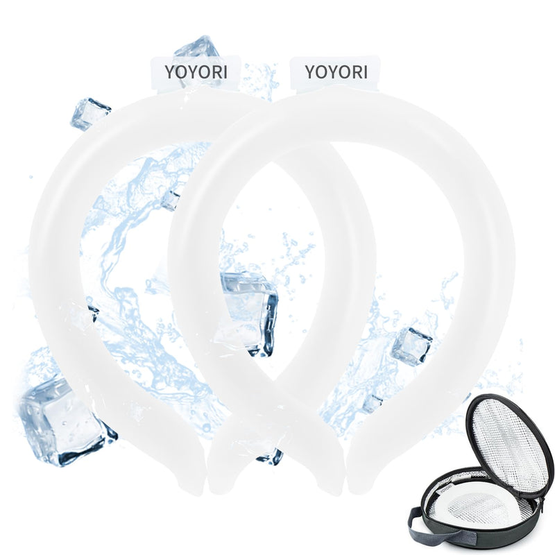 Neck Cooling Tubes, Set of 2 – Wearable Heat Relief for Summer