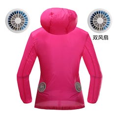 Smart USB Cooling Workwear for Outdoor Activities