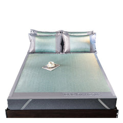 Ice Silk Cooling Bed Mat Set – Stay Cool Through Hot Nights (3-Piece, 8 Colors)