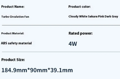 Foldable Cooling Handheld Fan