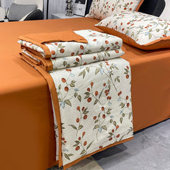 Summer Cooling Quilt Set - Washable Cotton Linen